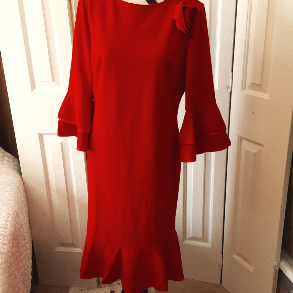 Nwt Draper's & Damon's red dress sz 12